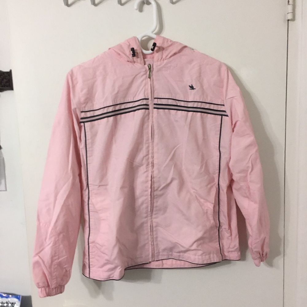 Bold Spirit Pink and Gray Lined Jogging Suit. Size Small